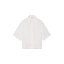 Marc O'Polo Blouse in mixed materials - white (100)