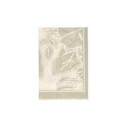 Marc O'Polo Scarf made from a cotton-linen mix - green/beige (E04)