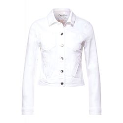 Street One Veste en jean colorée - blanc (10000)