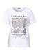 Street One T-Shirt mit Steinchen Print - weiß (30000)