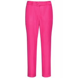 Taifun 7/8 trousers with fabric belt - pink (03280)