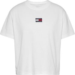 Tommy Jeans Tommy badge T-Shirt - white (YBR)