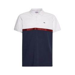 Tommy Jeans Slim Fit Polo Shirt - blue (C87)