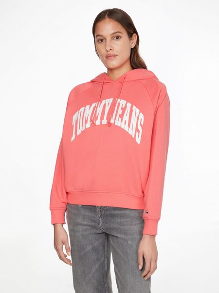 Tommy Jeans College style relaxed fit hoodie - pink (TIJ)