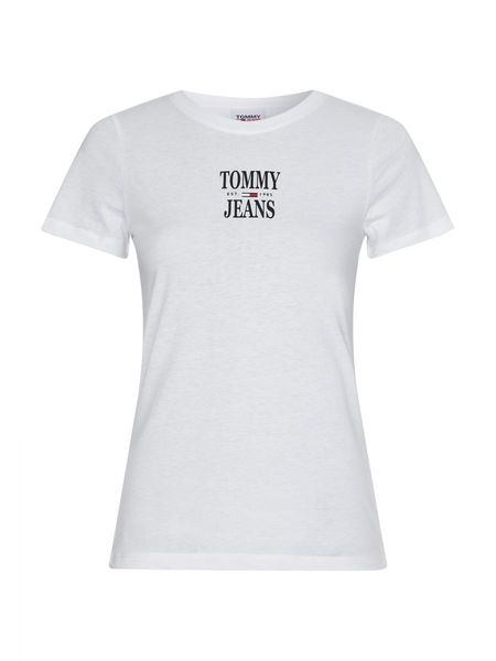 Tommy Jeans Logo T-shirt - white (YBR)