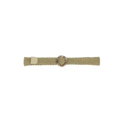 Signe nature Braided belt with leather trim - beige (2)
