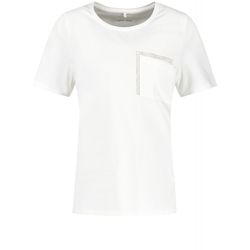 Gerry Weber Casual Shirt mit Glitzersteinen - weiß (99700)
