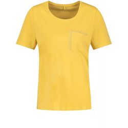 Gerry Weber Casual T-shirt à strass - jaune (40210)