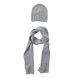 Betty Barclay Winter scarf and beanie - gray (9709)