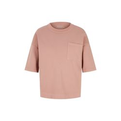 Tom Tailor Lässiges Sweat-T-Shirt  - pink (29515)