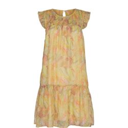 Nümph Dress with flounces - Nucatiche - yellow (1034)