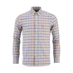 Fynch Hatton Shirt with check pattern - brun (8210)