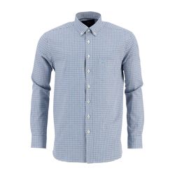 Fynch Hatton Casual-Fit Hemd mit Karomuster - blau (8301)
