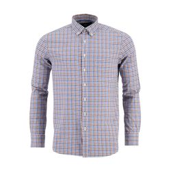 Fynch Hatton Shirt with check pattern - bleu (8213)