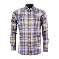 Fynch Hatton Cotton shirt - blue (8221)