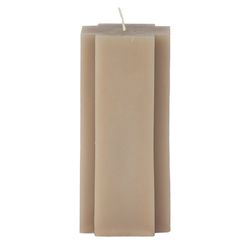 Lifestyle Home Collection Cross shaped candle - beige (00)