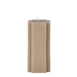 Lifestyle Home Collection Cross shaped candle - beige (00)