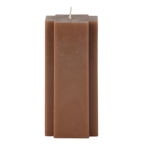Lifestyle Home Collection Cross shaped candle - brown (00)