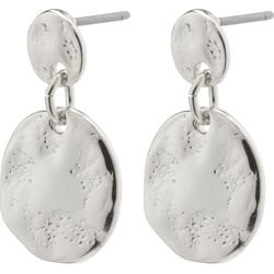 Pilgrim Coin earrings - Energetic - silver (SILVER)