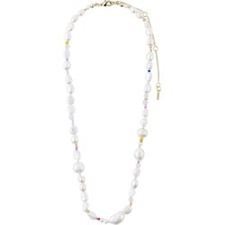 Pilgrim Freshwater pearl necklace - Energetic - white (GOLD)