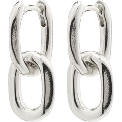 Pilgrim Cable chain earrings - Euphoric - silver (SILVER)