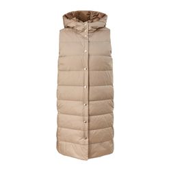 s.Oliver Black Label Long vest with hood - beige (8166)