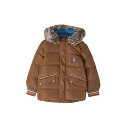 s.Oliver Red Label Quilted jacket with fleece lining - brown (8658)