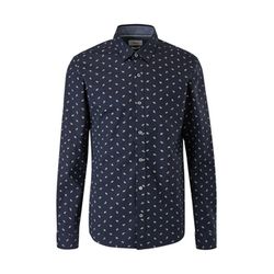s.Oliver Red Label Slim : chemise à motif minimal  - bleu (59A1)