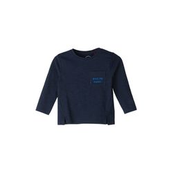 s.Oliver Red Label Longsleeve with breast pocket - blue (5952)