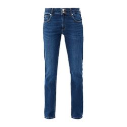 Q/S designed by Regular fit: jeans with a garment wash - blue (58Z2)