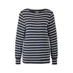 s.Oliver Red Label Knit jersey striped top  - blue (59H2)