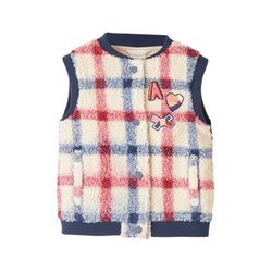 s.Oliver Red Label Teddy plush college vest - beige (81A7)