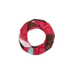 s.Oliver Red Label Gemusterter Baumwoll-Loop - pink (45A5)