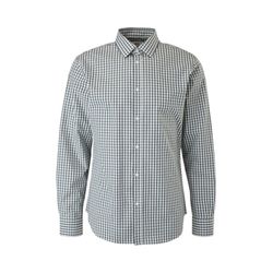 s.Oliver Red Label Slim: Checked shirt - green/gray (78N8)