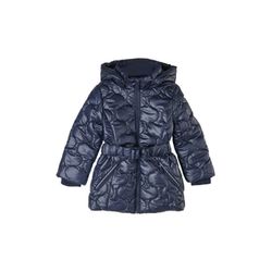s.Oliver Red Label Quilted coat with a belt - blue (5952)