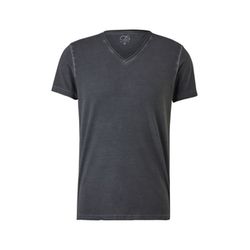 Q/S designed by T-shirt avec col en V  - gris (9897)
