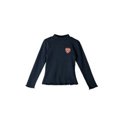 s.Oliver Red Label Shirt mit Ajourmuster - blau (5952)