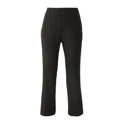 s.Oliver Black Label Regular : pantalon 7/8 taille haute - noir (9999)