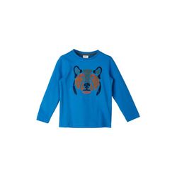 s.Oliver Red Label Long sleeve shirt with bear application - blue (5527)