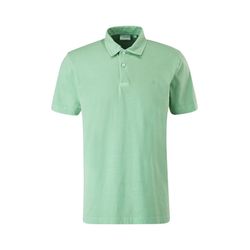 s.Oliver Red Label Polo shirt with subtle logo embroidery - green (7315)