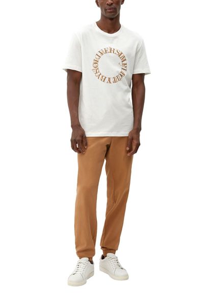s.Oliver Red Label T-Shirt mit Frontprint  - beige (02D2)