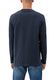 s.Oliver Red Label Long sleeve top with a Henley collar - blue (5959)