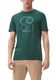 s.Oliver Red Label T-shirt with label print - green (78D1)