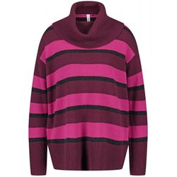 Gerry Weber Edition Pullover mit Streifen - pink/lila (03066)