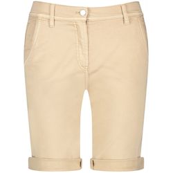 Gerry Weber Edition Shorts with turn-up hems - beige (90527)