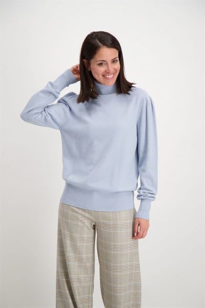 Signe nature Turtleneck sweater - blue (6)