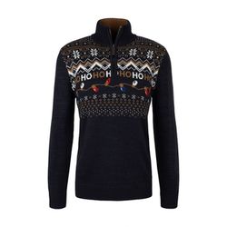 Tom Tailor Knitted jacquard troyer - blue (30805)