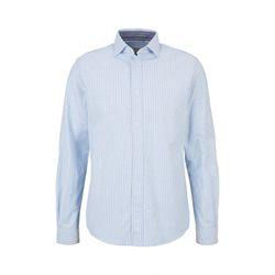 Tom Tailor Regular striped shirt - white/blue (29022)