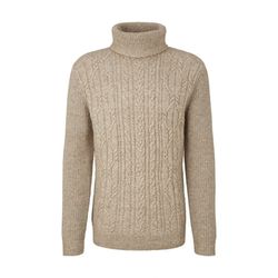 Tom Tailor Knit sweater with turtleneck - beige (28596)