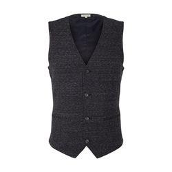 Tom Tailor Knit vest with structure - blue (30454)